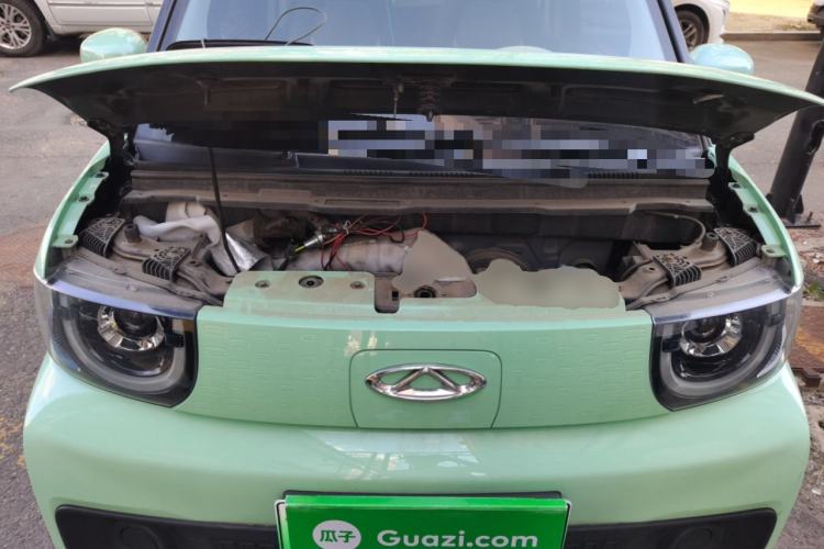 Used Chery QQ Ice Cream 2022 120km Conical Shape Lithium Iron Phosphate Engine Bay