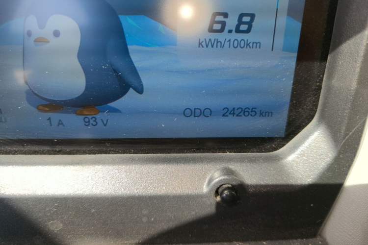 Used Chery QQ Ice Cream 2022 170km Sundae Phosphate Lithium-Ion Odometer Close Up
