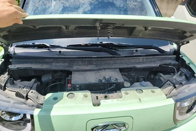 Used Chery QQ Ice Cream 2022 170km Sundae Phosphate Lithium-Ion Engine Bay