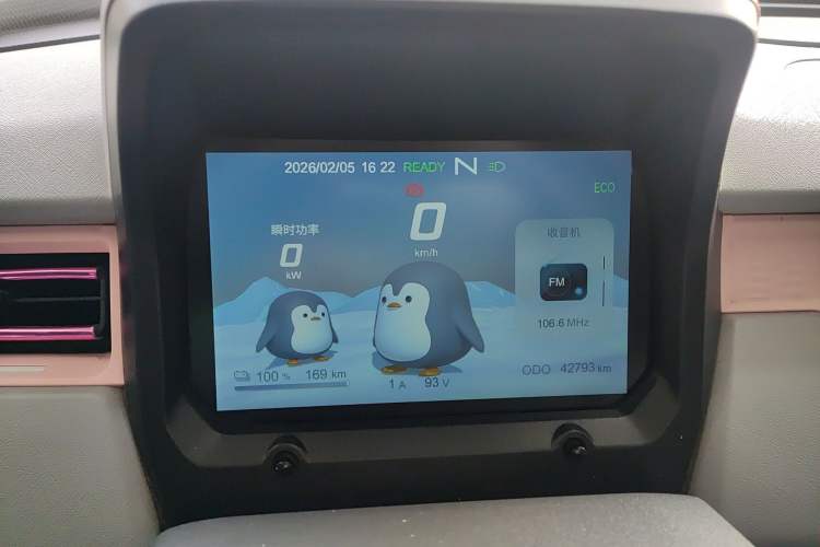 Used Chery QQ Ice Cream 2022 170km Sundae Phosphate Lithium-Ion Instrument Cluster