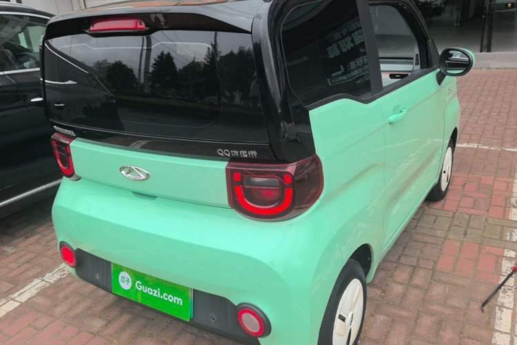 Used Chery QQ Ice Cream 2022 170km Sundae Phosphate Lithium-Ion Rear Right 45 Deg