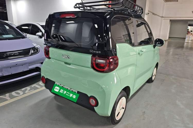 Used Chery QQ Ice Cream 2022 170km Sundae Phosphate Lithium-Ion Rear Right 45 Deg