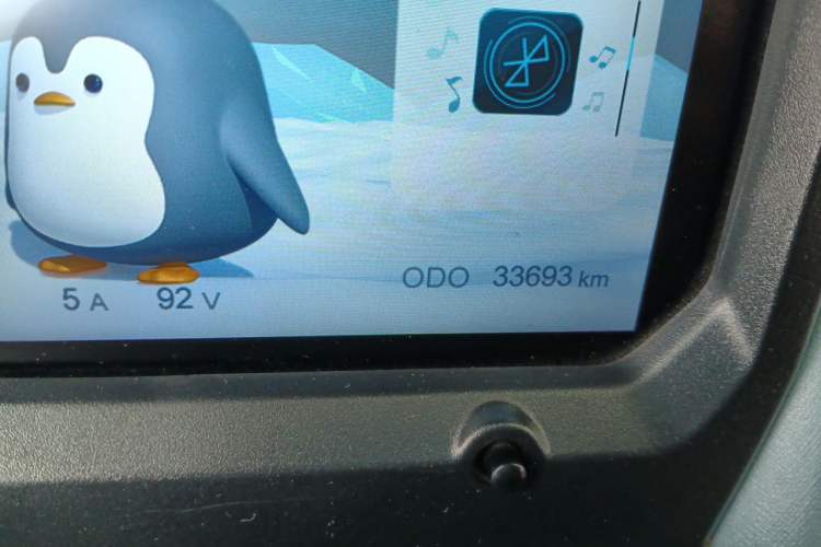 Used Chery QQ Ice Cream 2022 170km Sundae Ternary Lithium Odometer Close Up