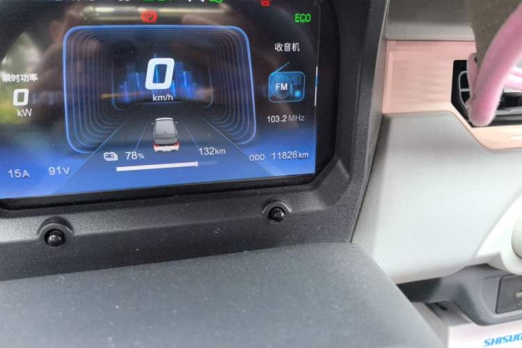 Used Chery QQ Ice Cream 2022 170km Sundae Phosphate Lithium-Ion Odometer Close Up
