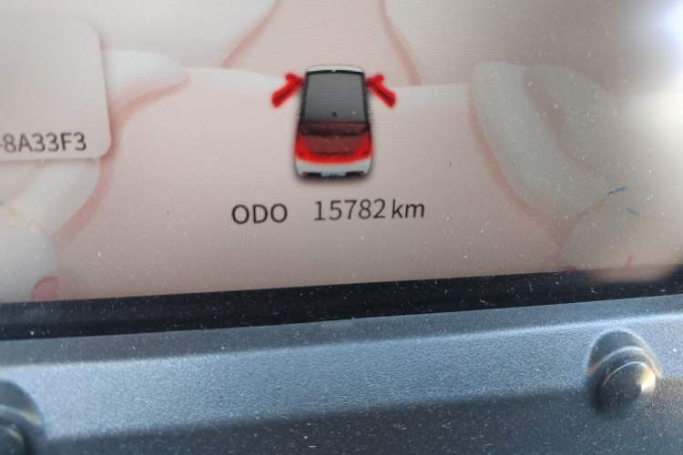 Used Chery QQ Ice Cream 2022 Taohuanxi Sweet Peach Edition Odometer Close Up