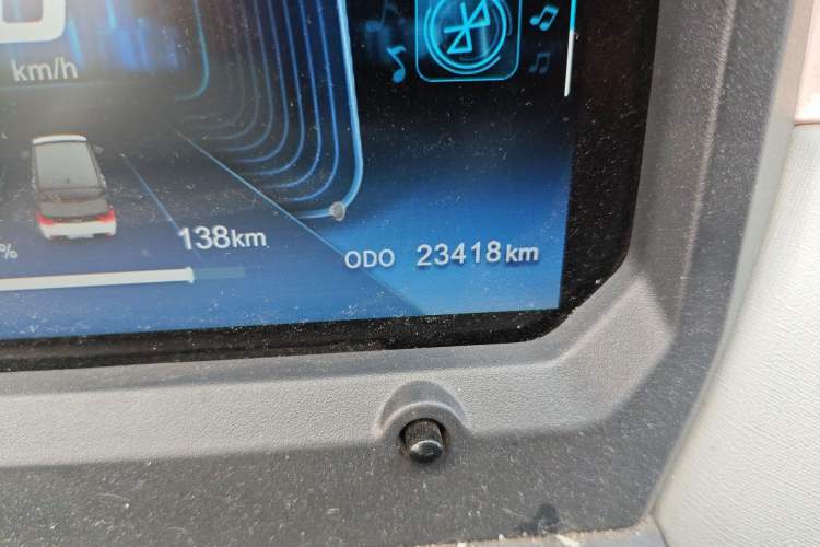 Used Chery QQ Ice Cream 2022 170km Sundae Phosphate Lithium-Ion Odometer Close Up