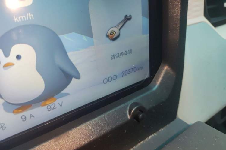 Used Chery QQ Ice Cream 2022 170km Sundae Phosphate Lithium-Ion Odometer Close Up