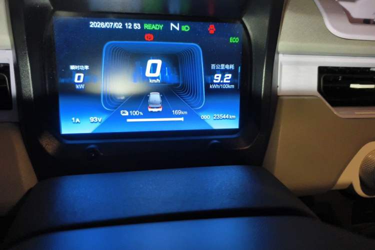 Used Chery QQ Ice Cream 2022 170km Sundae Phosphate Lithium-Ion Odometer Close Up