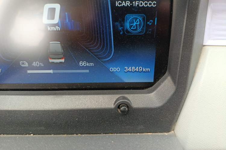 Used Chery QQ Ice Cream 2022 170km Sundae Phosphate Lithium-Ion Odometer Close Up