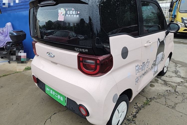Used Chery QQ Ice Cream 2022 170km Sundae Phosphate Lithium-Ion Rear Right 45 Deg