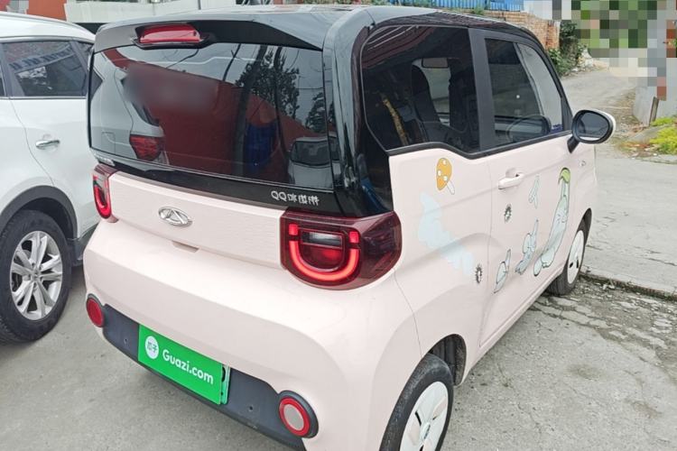 Used Chery QQ Ice Cream 2022 120km Conical Shape Lithium Iron Phosphate Rear Right 45 Deg