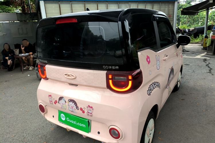 Used Chery QQ Ice Cream 2022 170km Sundae Phosphate Lithium-Ion Rear Right 45 Deg