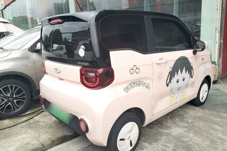 Used Chery QQ Ice Cream 2022 120km Conical Shape Lithium Iron Phosphate Rear Right 45 Deg