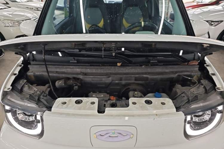 Used Chery QQ Ice Cream 2022 170km Sundae Phosphate Lithium-Ion Engine Bay