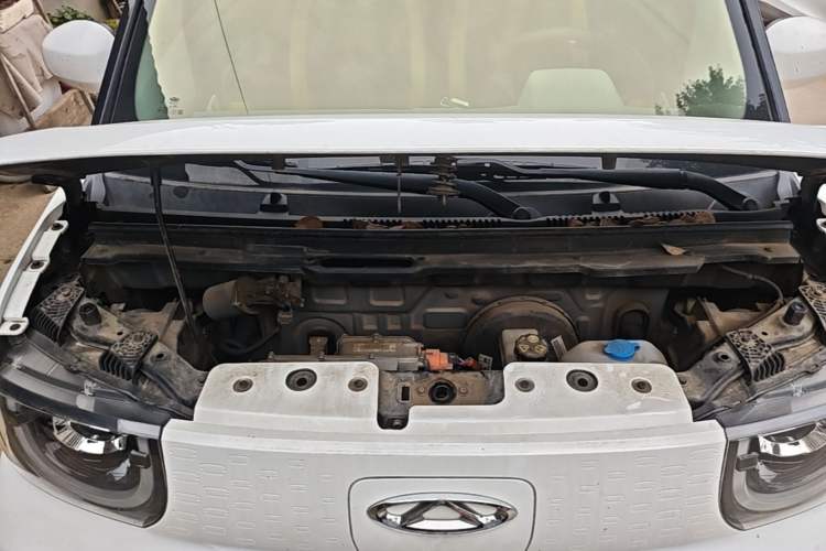 Used Chery QQ Ice Cream 2022 120km Conical Shape Lithium Iron Phosphate Engine Bay