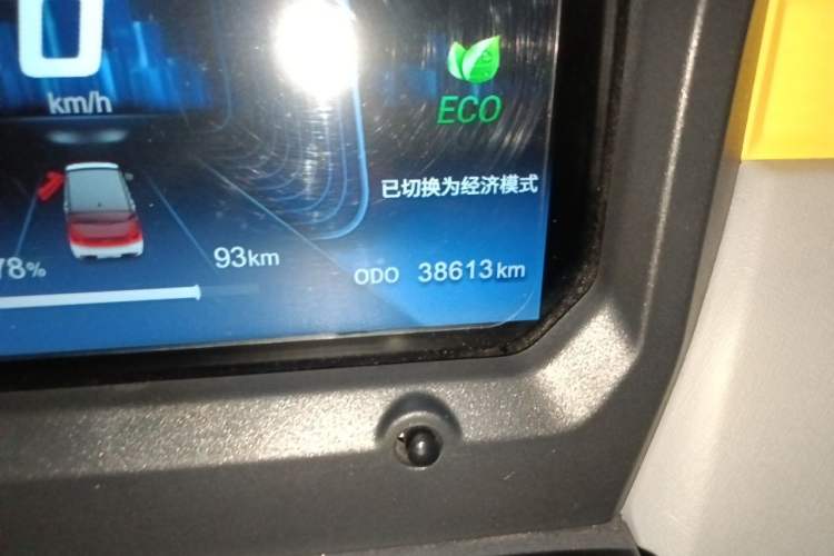 Used Chery QQ Ice Cream 2022 120km Conical Shape Lithium Iron Phosphate Odometer Close Up