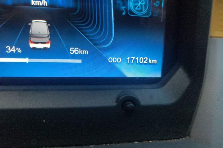 Used Chery QQ Ice Cream 2022 170km Sundae Phosphate Lithium-Ion Odometer Close Up