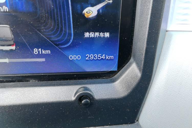 Used Chery QQ Ice Cream 2023 170km Milkshake – Lithium Iron Phosphate Odometer Close Up