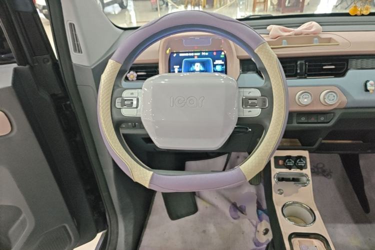 Used Chery QQ Ice Cream 2023 120km Ice Cream-Type Lithium Iron Phosphate Steering Wheel