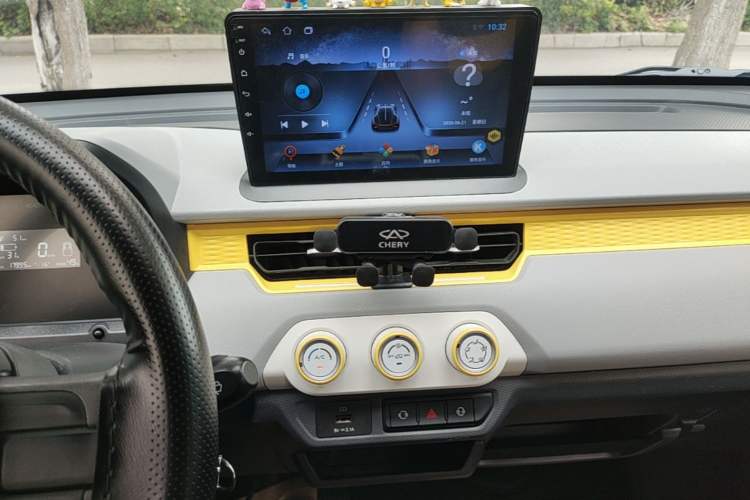 Used Chery QQ Ice Cream 2023 170km Milkshake – Lithium Iron Phosphate Audio And AC Panel