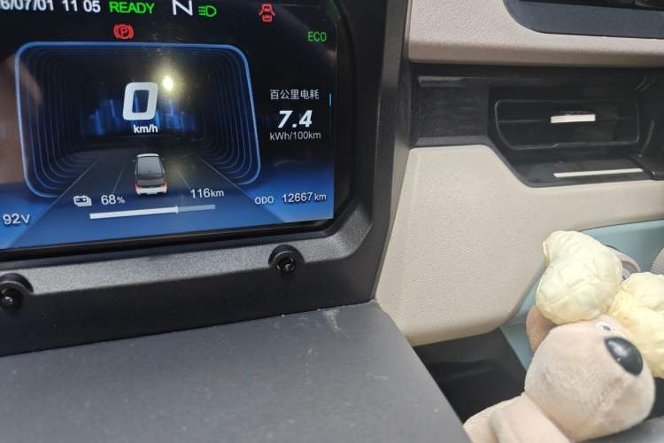 Used Chery QQ Ice Cream 2024 170km Sundae Odometer Close Up