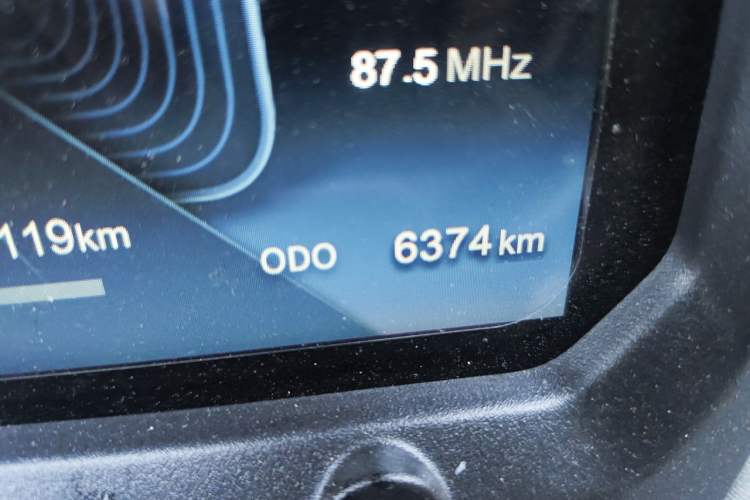 Used Chery QQ Ice Cream 2024 Edition Youth Version 205km Sundae Odometer Close Up