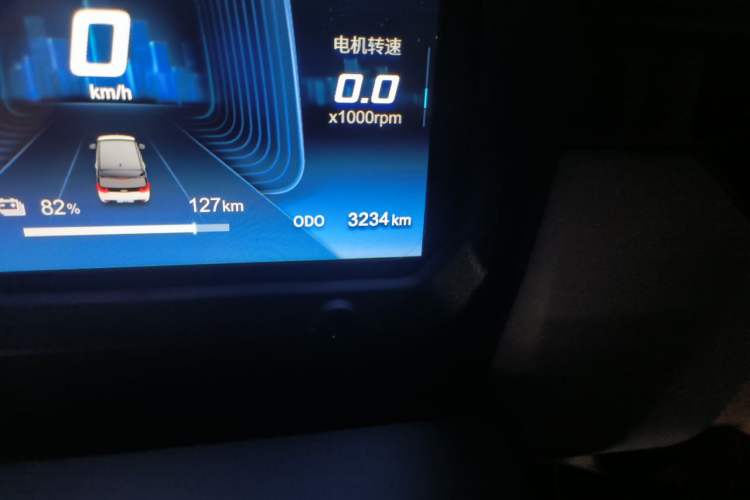 Used Chery QQ Ice Cream 2025 155km Sundae Edition Odometer Close Up