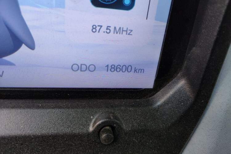 Used Chery QQ Ice Cream 2025 205km Qi Energy Version Odometer Close Up