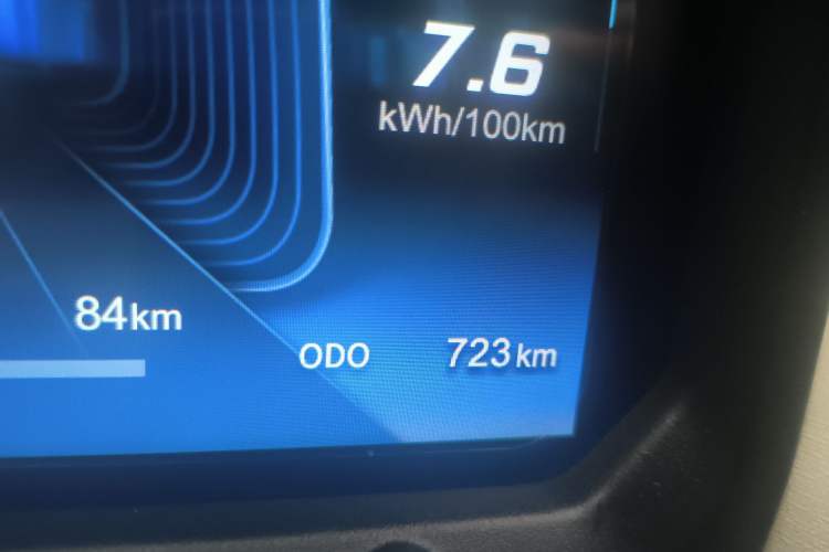 Used Chery QQ Ice Cream 2025 205km Qi Energy Version Odometer Close Up