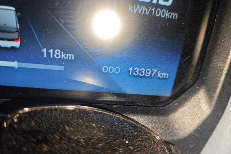 Used Chery QQ Ice Cream 2025 205km Qi Energy Version Odometer Close Up