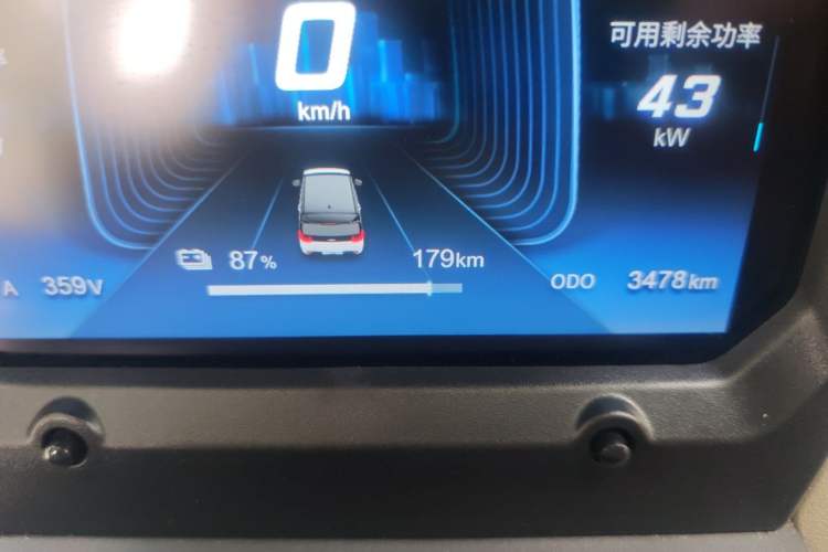 Used Chery QQ Ice Cream 2025 205km Qi Energy Version Odometer Close Up