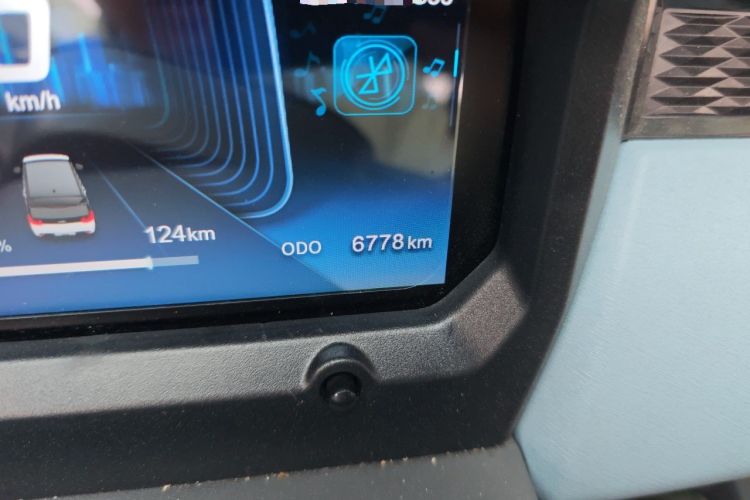 Used Chery QQ Ice Cream 2025 155km Sundae Edition Odometer Close Up