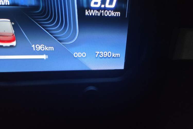 Used Chery QQ Ice Cream 2025 205km Qi Energy Version Odometer Close Up
