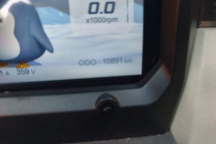 Used Chery QQ Ice Cream 2025 205km Qi Energy Version Odometer Close Up