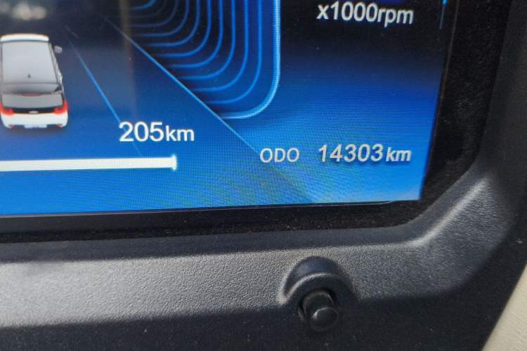 Used Chery QQ Ice Cream 2025 205km Qi Energy Version Odometer Close Up