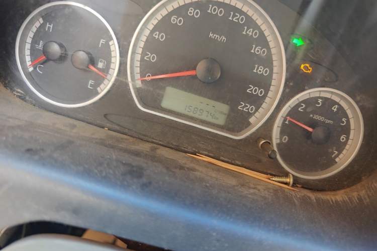 Used Chery QQ3 2012 Dream Edition 0.8L Manual – Dream Variant Odometer Close Up