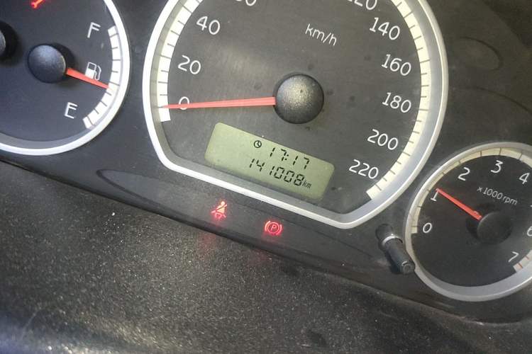 Used Chery QQ3 2012 0.8L Manual Summer Limited Edition Odometer Close Up