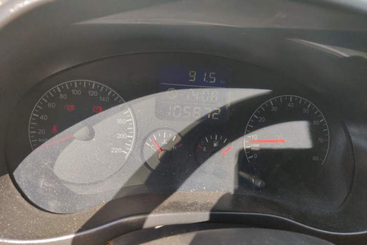 Used Chery Tiggo 2011 Elite Edition 1.6L Manual Comfort DVVT Odometer Close Up