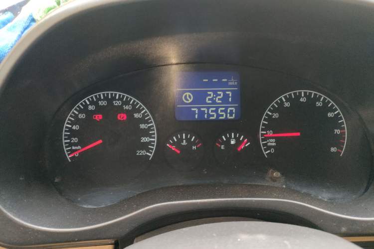 Used Chery Tiggo 2012 Elite Edition 1.6L Manual Comfort DVVT Odometer Close Up