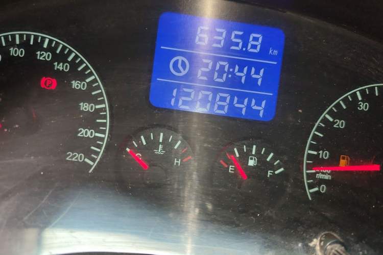 Used Chery Tiggo 2012 Elite Edition 1.6L Manual Comfort DVVT Odometer Close Up