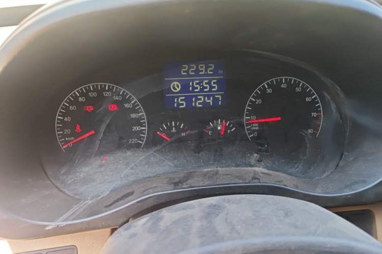 Used Chery Tiggo 2012 Elite Edition 1.6L Manual Comfort DVVT Odometer Close Up