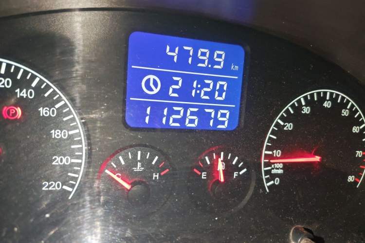 Used Chery Tiggo 2012 Elite Edition 1.6L Manual Luxury DVVT Model Odometer Close Up