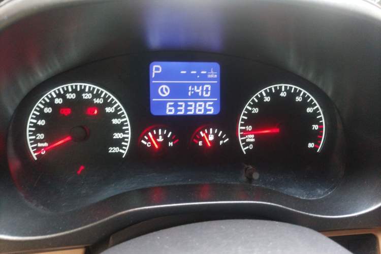 Used Chery Tiggo 2012 Elite Edition 1.6L CVT Comfort DVVT Model Odometer Close Up