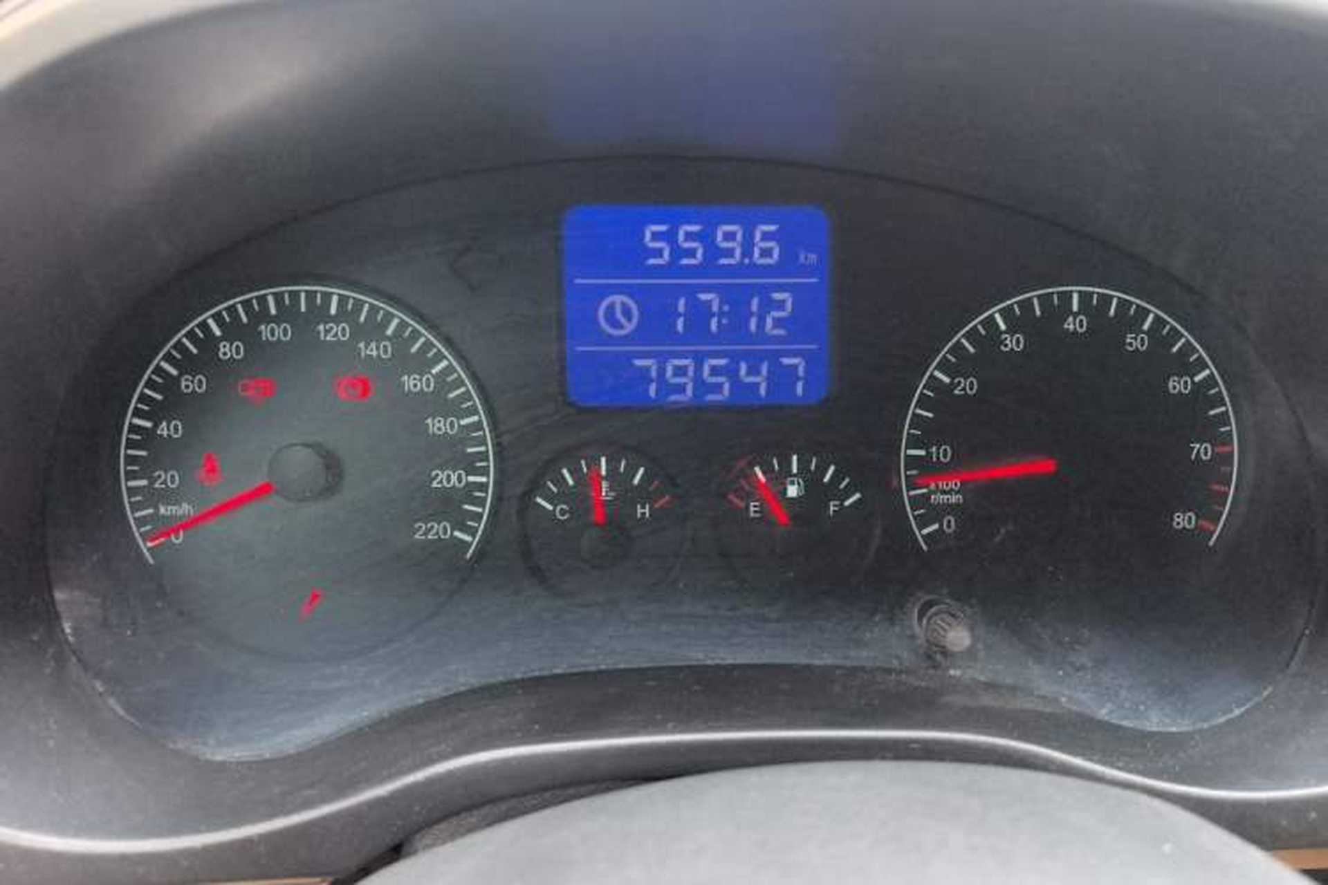 Used Chery Tiggo 2012 Elite Edition 1.6L Manual Comfort DVVT Odometer Close Up
