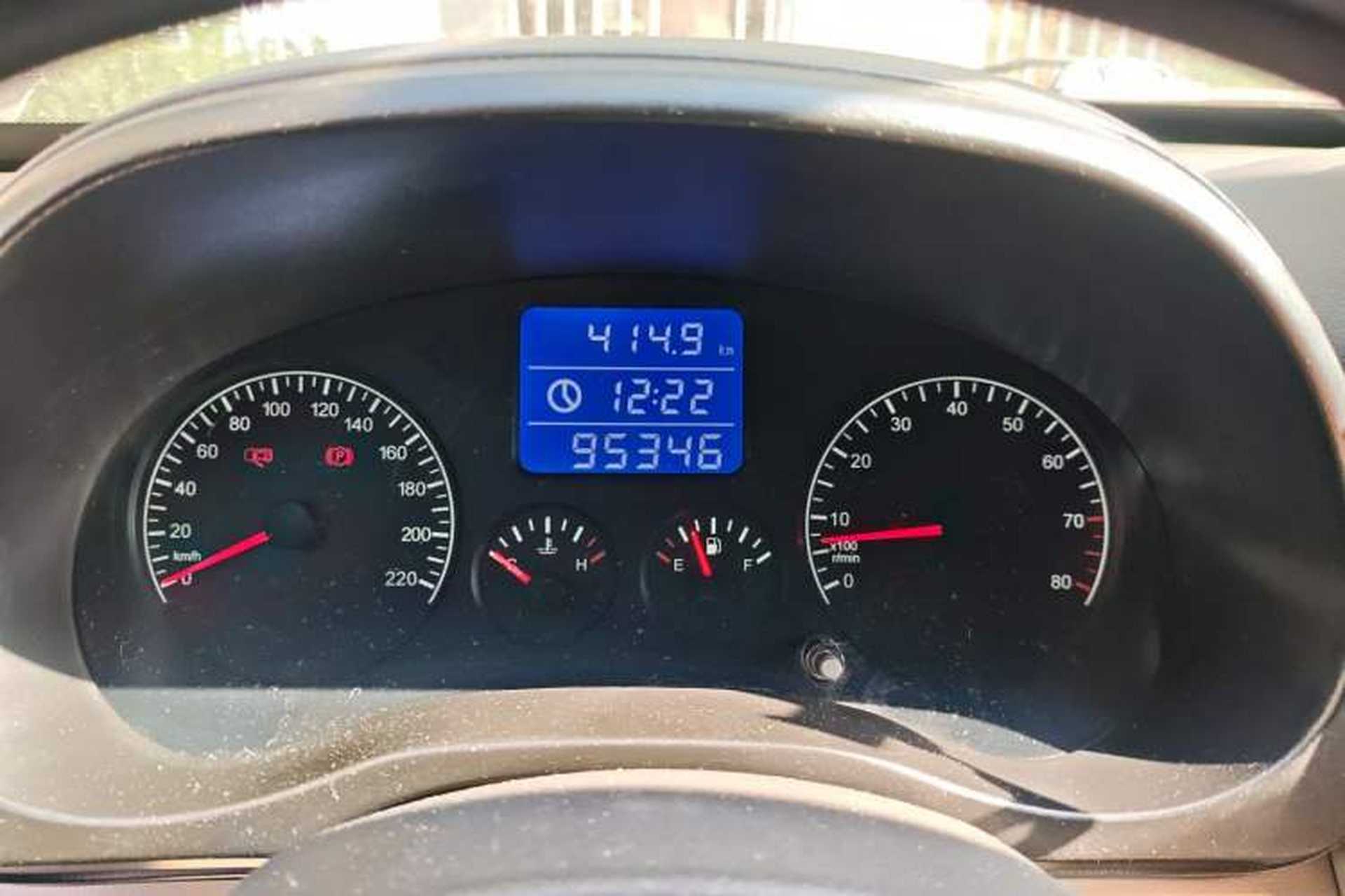Used Chery Tiggo 3 2014 1.6L Manual Zhishang Edition Odometer Close Up