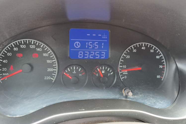 Used Chery Tiggo 3 2014 1.6L Manual Zhishang Edition Odometer Close Up