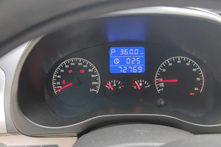 Used Chery Tiggo 3 2014 1.6L CVT ZhiShang Edition Odometer Close Up