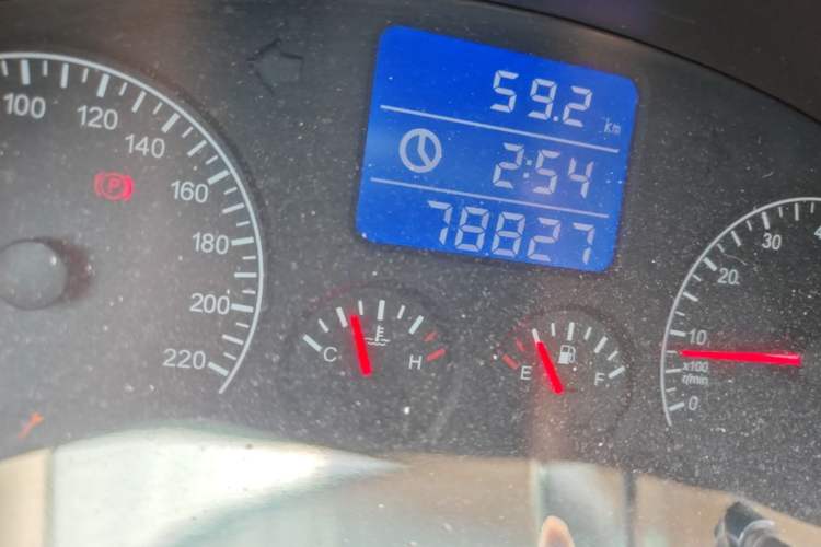 Used Chery Tiggo 3 2014 1.6L Manual Zhishang Edition Odometer Close Up