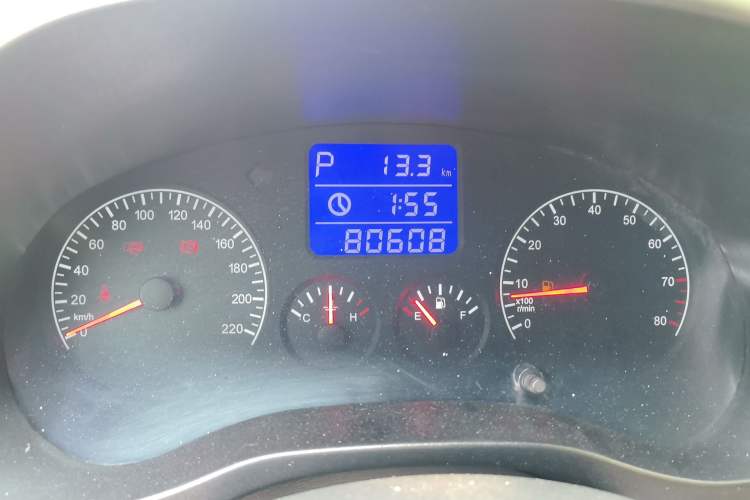 Used Chery Tiggo 3 2014 1.6L CVT Fashion Edition Odometer Close Up
