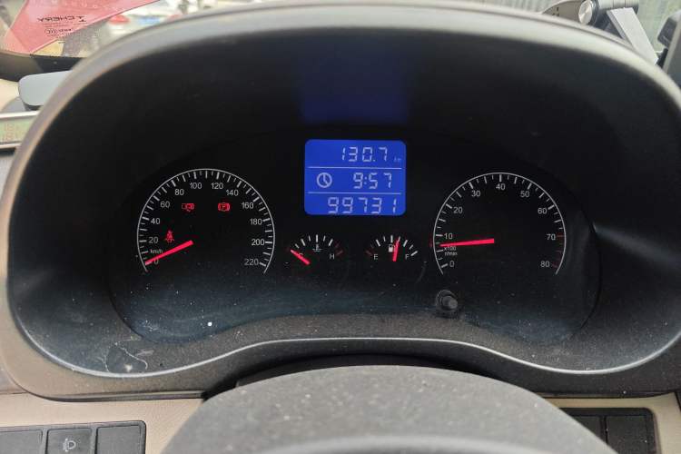 Used Chery Tiggo 3 2014 1.6L Manual Zhishang Edition Odometer Close Up